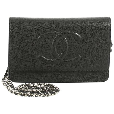 chanel timeless wallet on chain caviar|Chanel Caviar Quilted Wallet on Chain WOC Blue .